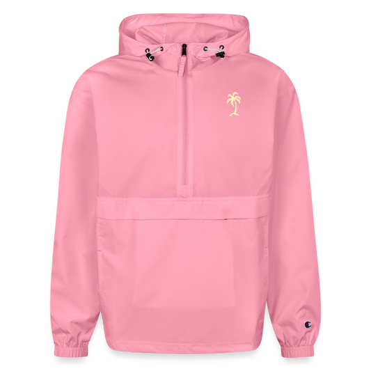 Pink Palm Champion Packable Jacket - candy pink