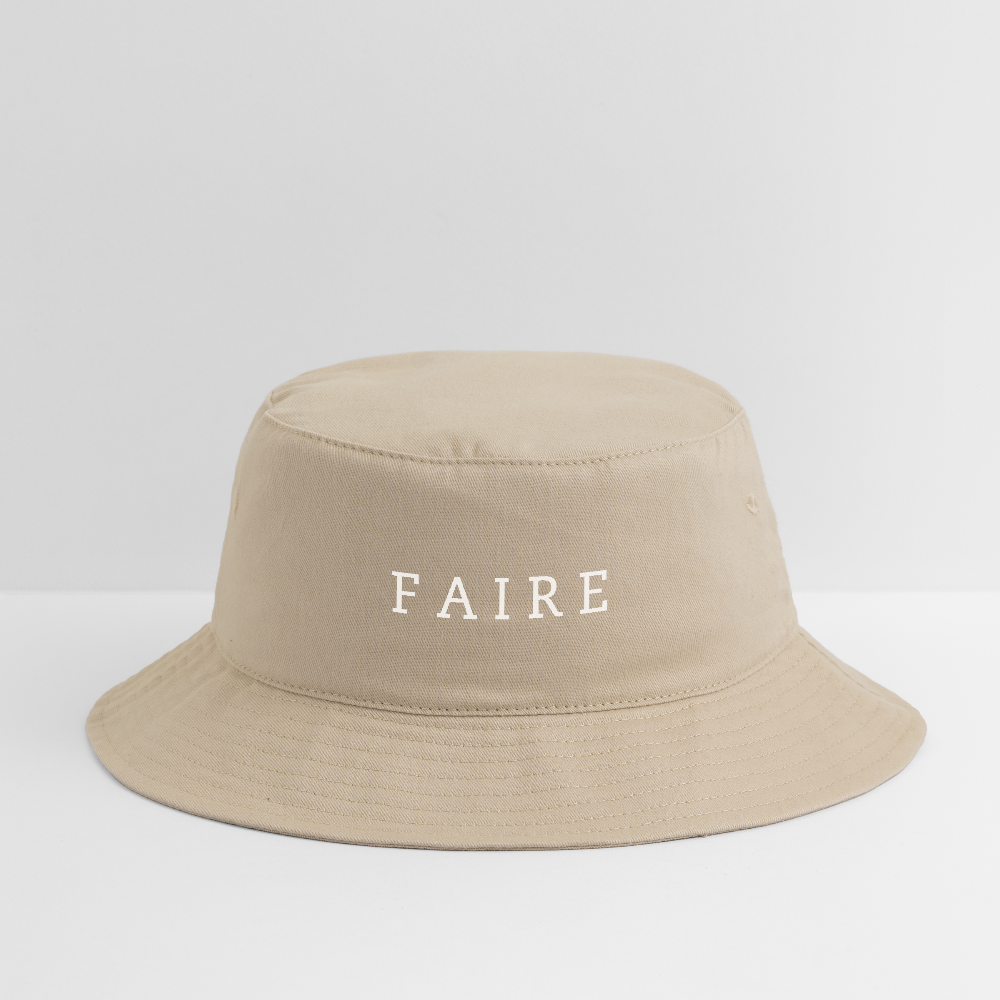 Faire - Bucket Hat - cream