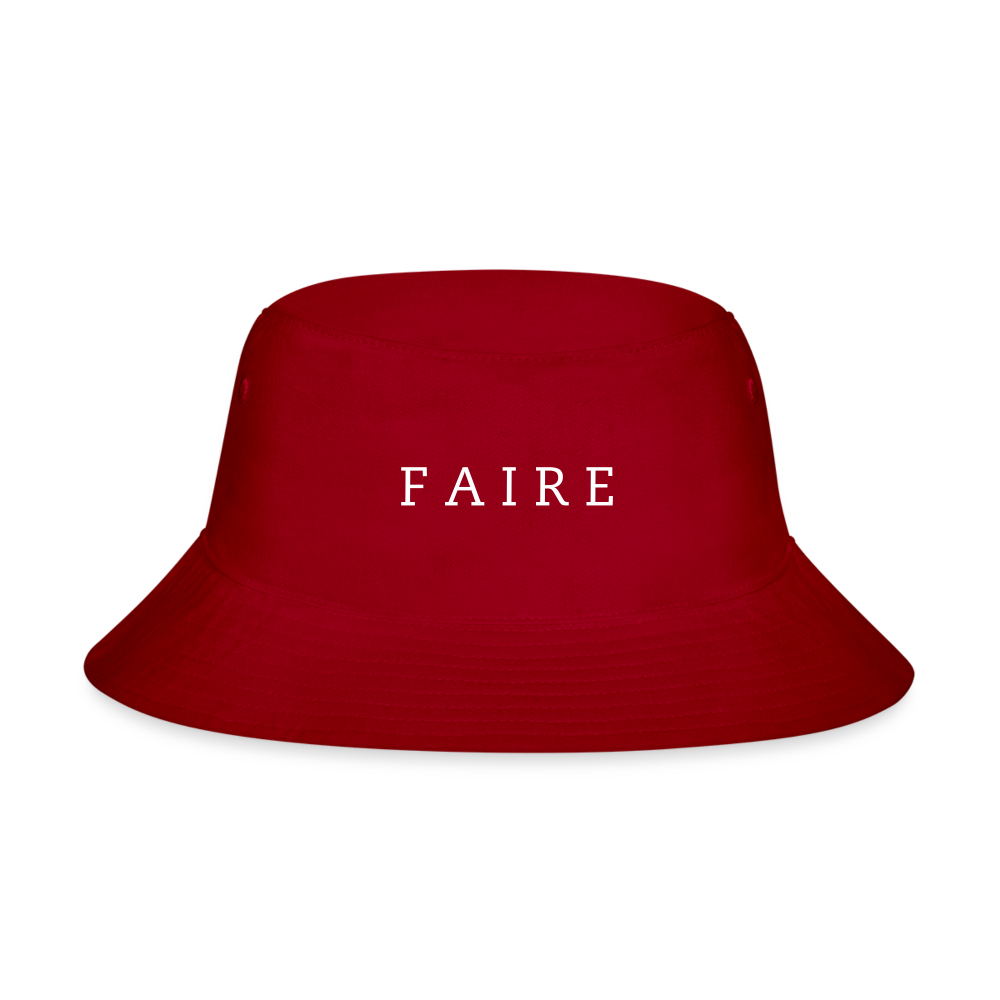 Faire - Bucket Hat - red