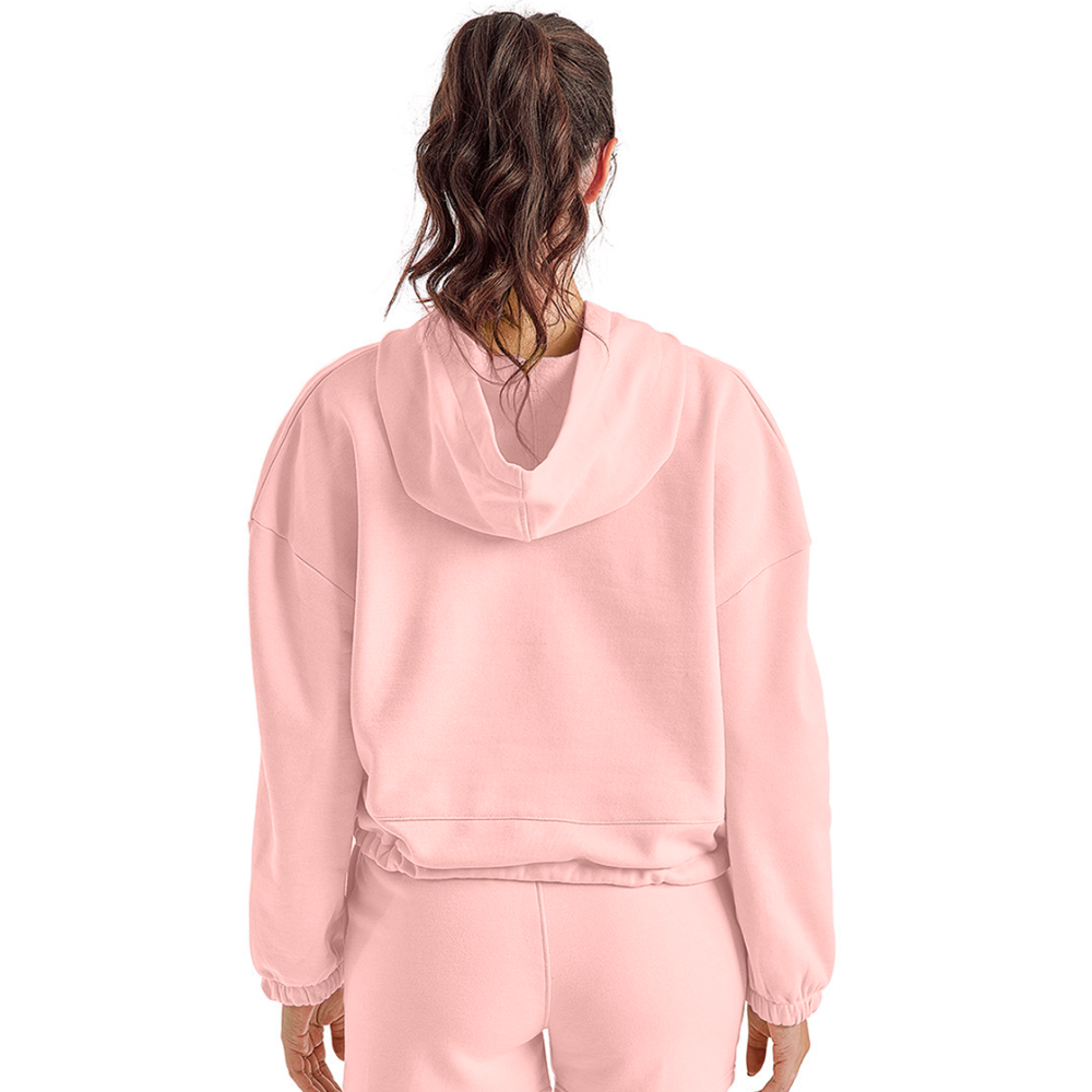 "Faire" - Women’s Cropped Hoodie - light pink