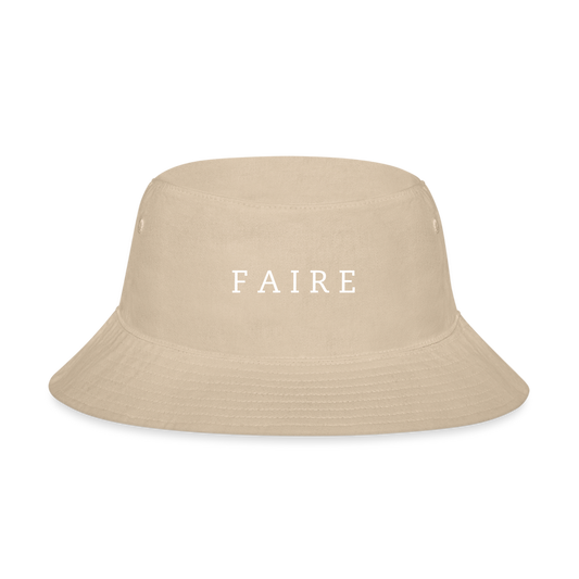 Faire - Bucket Hat - cream