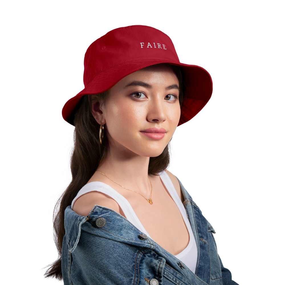 Faire - Bucket Hat - red