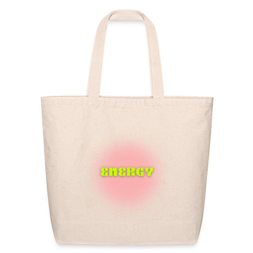 ENERGY - Eco-Friendly Cotton Tote - natural