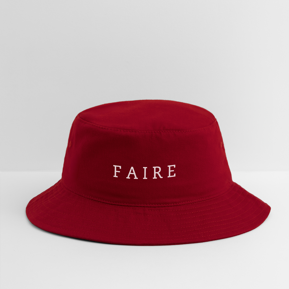 Faire - Bucket Hat - red