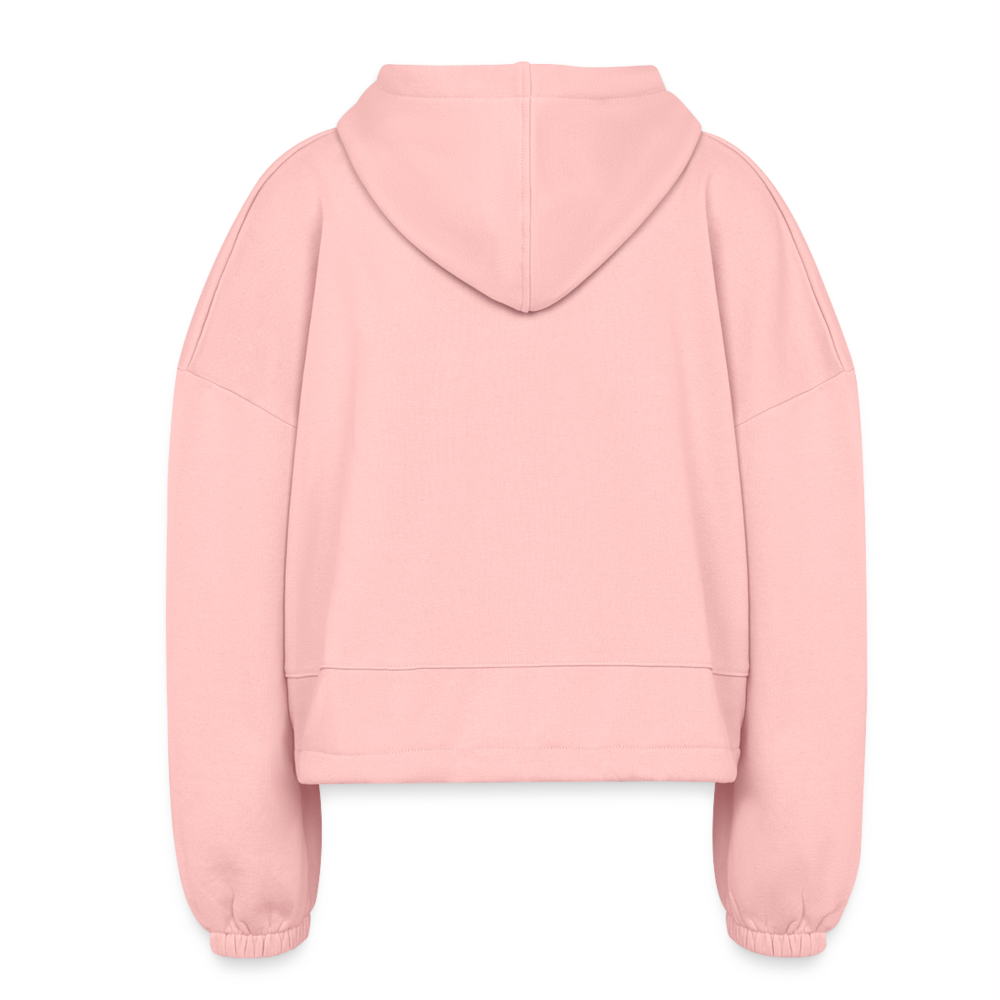 "Faire" - Women’s Cropped Hoodie - light pink