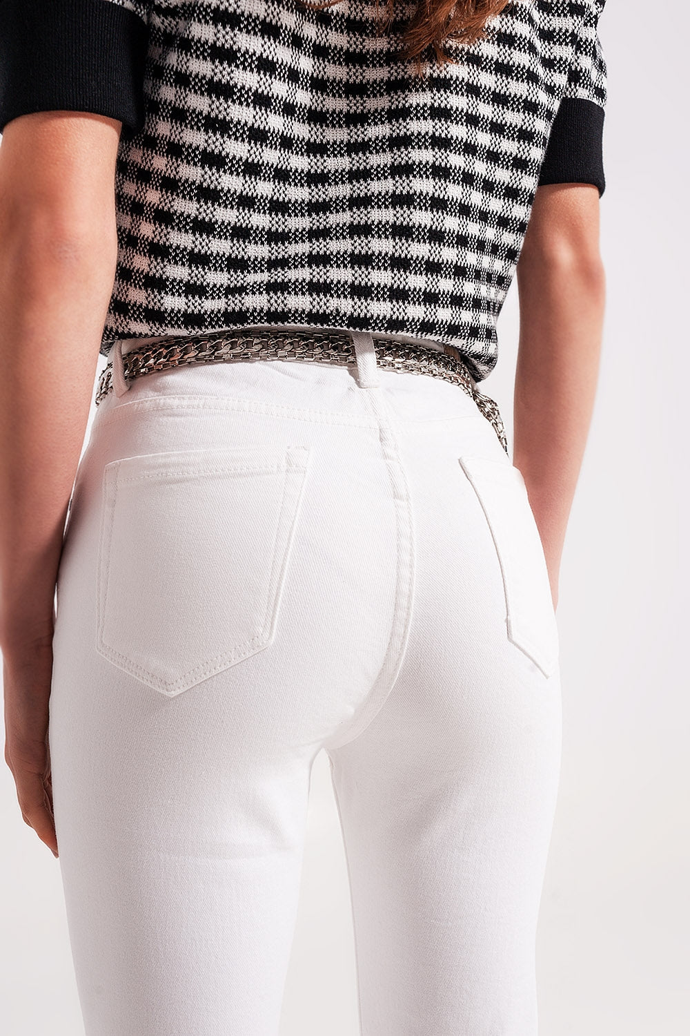 White Flared Jeans