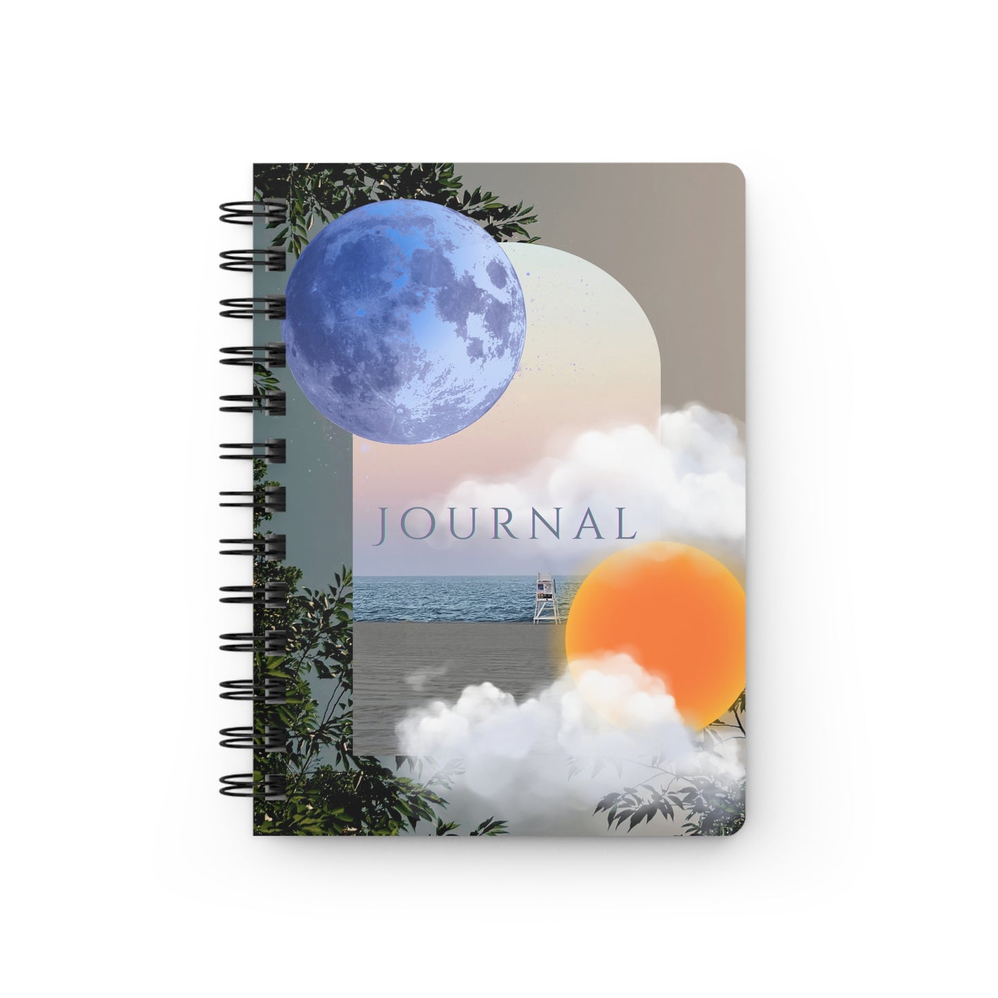 “Moon & Sun” - Spiral Bound Journal